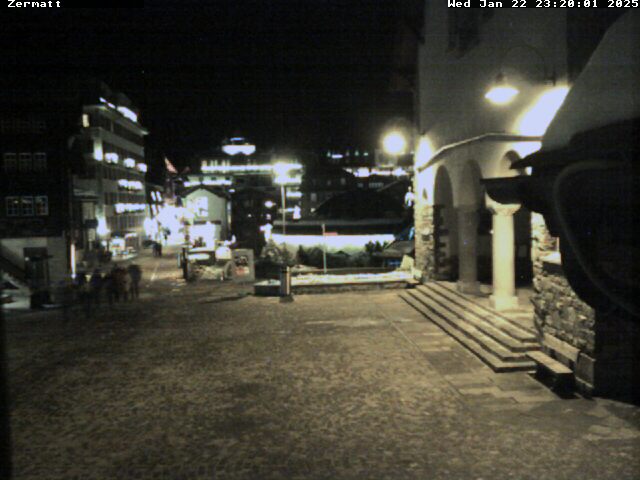 Zermatt: Webcam Kirchplatz